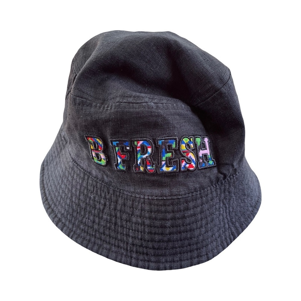 B Fresh | Reversible Y2K Embroidered Bucket Hat, OS
